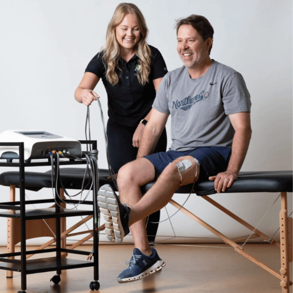 nuebie-nuefit device in use