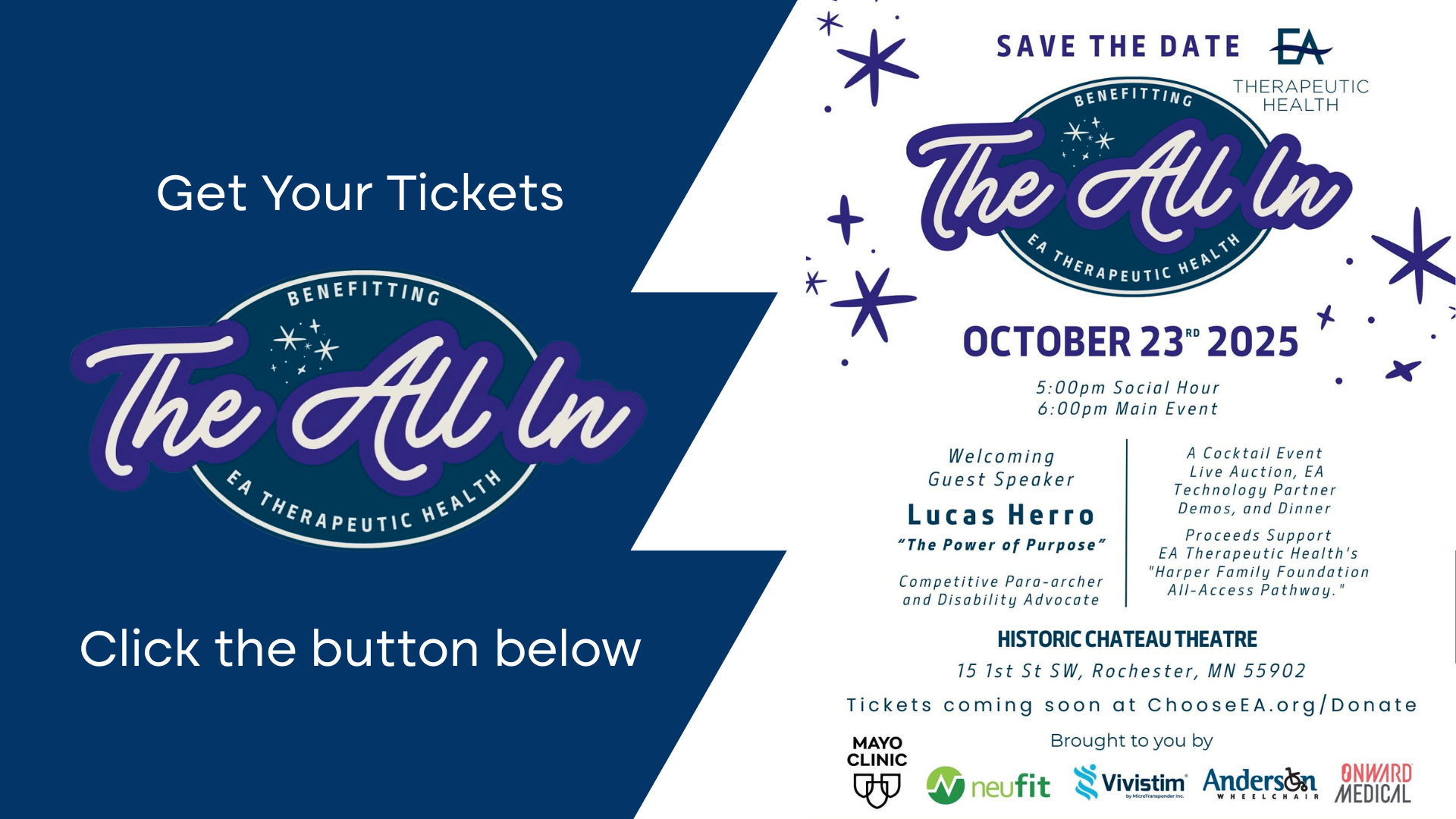 The All In Signature Event Flyer